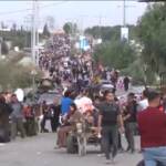 Gaza, aperto corridoio umanitario: palestinesi in fuga verso sud della Striscia