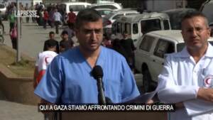 Gaza, l’appello dei medici: “Fermate questi crimini di guerra”