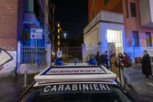 Rilievi dei Carabinieri presso l’abitazione di Marta di Nardo in Via Pietro Da Cortona