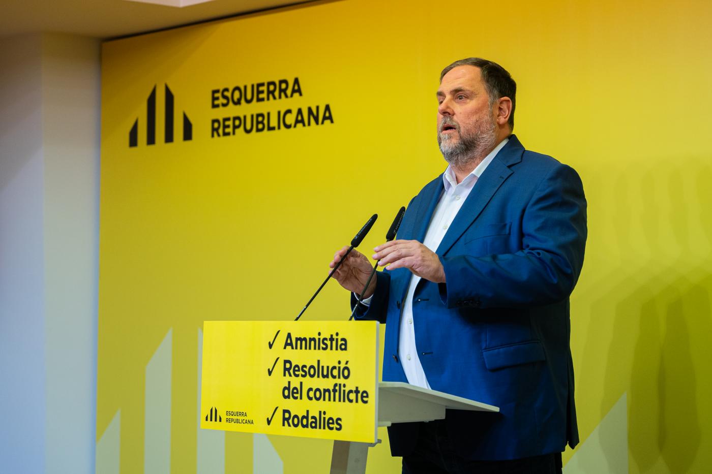 Spagna, leader catalano Junqueras: “Amnistia porrà fine a ingiustizie” Spagna, leader catalano Junqueras: “Amnistia porrà fine a ingiustizie”