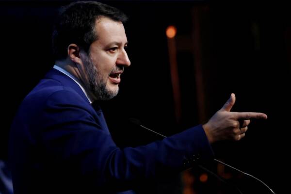 Il ministro Matteo Salvini all’Assemblea Pubblica Confetra Transizione e sostenibilità a Roma