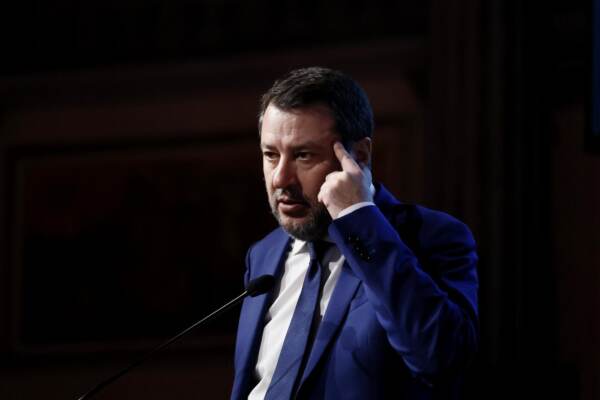 Il ministro Matteo Salvini all’Assemblea Pubblica Confetra Transizione e sostenibilità a Roma