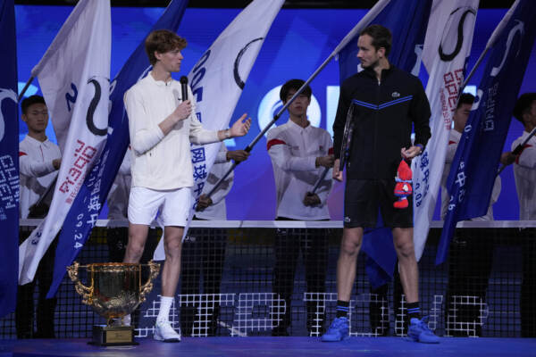 Finale maschile del torneo di tennis China Open - Daniil Medvedev vs Jannik Sinner