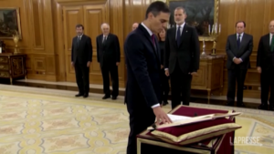 Spagna, Pedro Sánchez presta giuramento come primo ministro