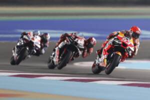 MotoGp, podio italiano in Qatar: vince Di Giannantonio davanti a Bagnaia e Marini
