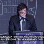 Javier Milei: “Oggi inizia la ricostruzione dell’Argentina”