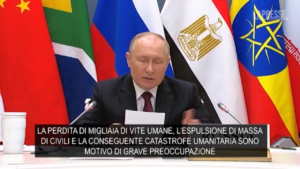 Gaza, Putin: “Nella Striscia catastrofe umanitaria, Stati Uniti colpevoli”