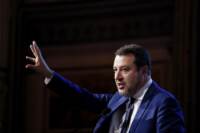Il ministro Matteo Salvini all’Assemblea Pubblica Confetra Transizione e sostenibilità a Roma