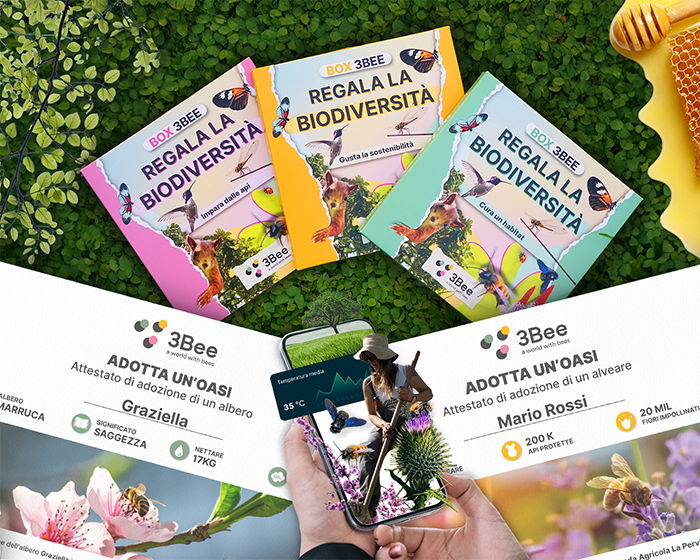 Per Natale 3Bee lancia iniziativa ‘Regala la Biodiversità’