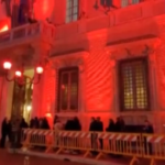 25 novembre, il Senato illuminato di rosso