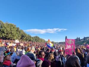 Violenza donne, oltre 50mila a manifestazione Roma