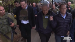 Israele, Musk visita kibbutz delle stragi con Netanyahu