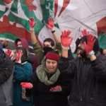 Barcellona, dimostranti pro-Palestina al meeting per il Mediterraneo
