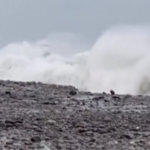 Georgia, tempesta sul Mar Nero: le onde allagano la città di Batumi