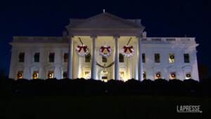 Washington, Casa Bianca addobbata per Natale