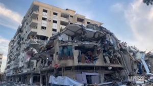 Gaza City, quartiere Tel el-Hawa trasformato in un ammasso di rovine