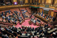 L’Aula del Senato commemora il leader di Forza Italia Sen. Silvio Berlusconi