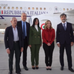 L’arrivo di Meloni a Dubai per la Cop28