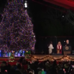 Usa, Joe e Jill Biden inaugurano l’albero di Natale della Casa Bianca