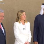 L’arrivo di Meloni alla Cop28 di Dubai