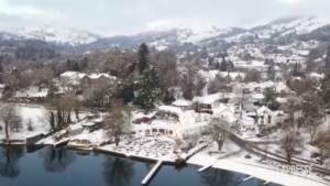 Inghilterra, forti nevicate imbiancano il nord del Paese