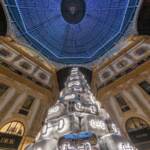 Milano, Albero di Natale in Galleria Vittorio Emanuele