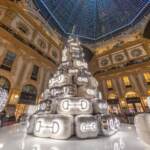 Milano, Albero di Natale in Galleria Vittorio Emanuele