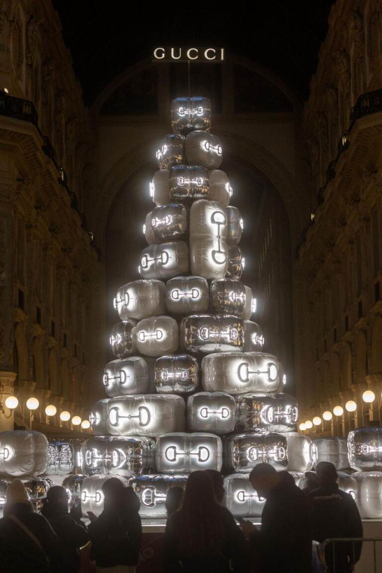 Milano, Albero di Natale in Galleria Vittorio Emanuele