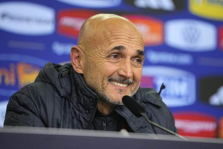 Conferenza stampa prima della partita di qualificazione Euro 2024 tra Ucraina e Italia