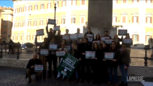 Cannabis legale, sit-in in piazza Montecitorio: partecipanti identificati