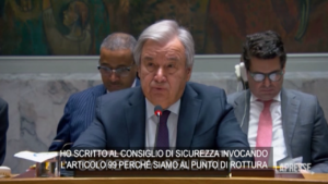 Gaza, Guterres invoca l’art. 99 della Carta Onu: “Siamo a un punto di rottura”