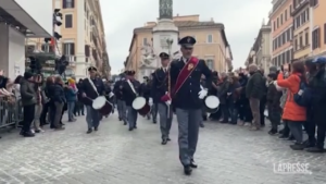 Festa Immacolata, la Fanfara della Polizia di Stato in centro a Roma