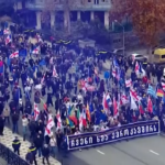 Georgia, dimostranti in piazza a Tiblisi per l’adesione alla Ue
