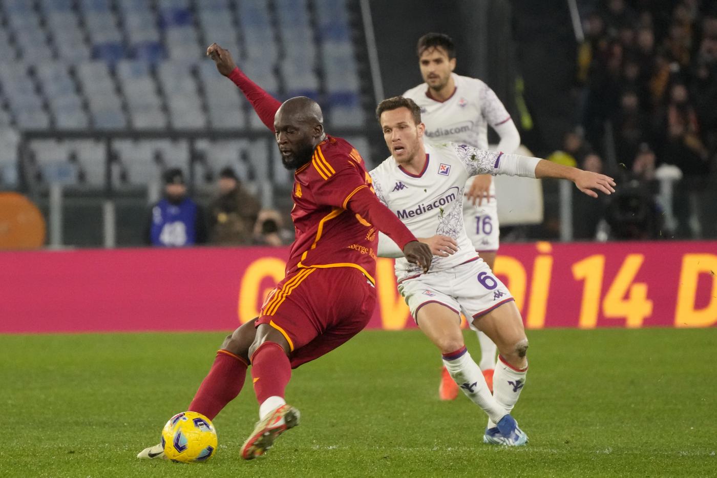 Roma-Fiorentina 1-1, a Lukaku risponde Quarta Roma-Fiorentina 1-1, a Lukaku risponde Quarta