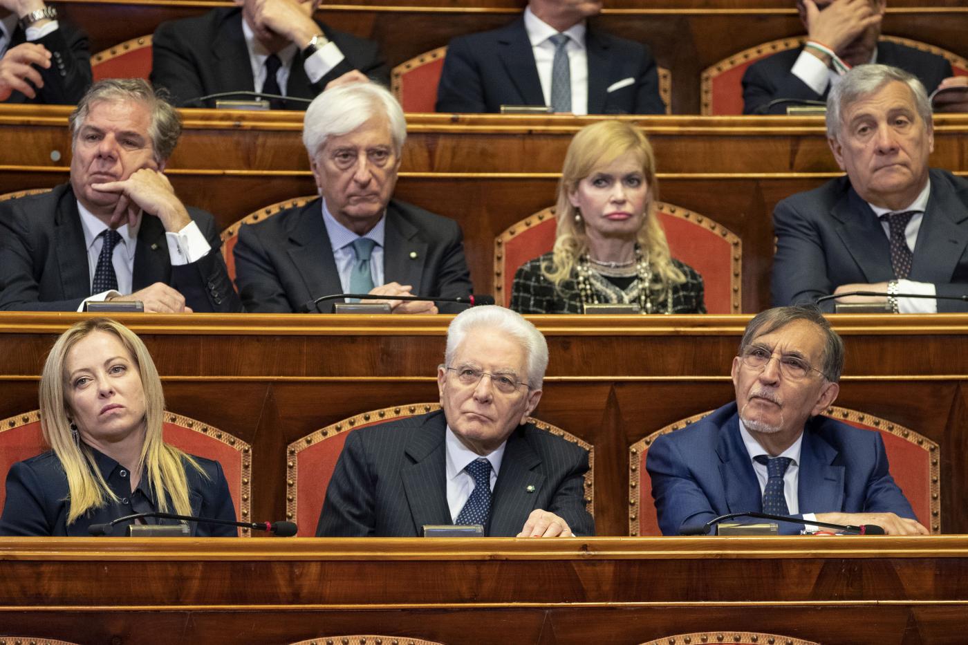 Concerto di Natale in Senato, standing ovation per Mattarella