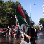 Cile, manifestazione pro Palestina davanti all’ambasciata Usa