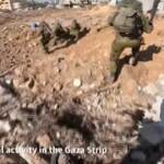 Gaza, soldati israeliani in azione sul terreno