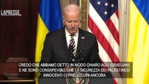 Gaza, Biden a Israele: “Fare il possibile per evitare morti civili”