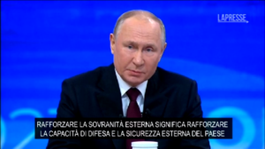 Russia, Putin: “Fondamentale rafforzare sovranità e sicurezza”