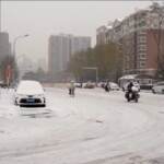 Cina, tempesta di neve a Pechino: scuole chiuse e voli cancellati