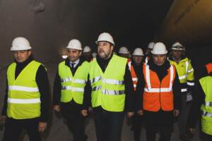 Tav: Matteo Salvini inaugura il cantiere del tunnel di Chiomonte