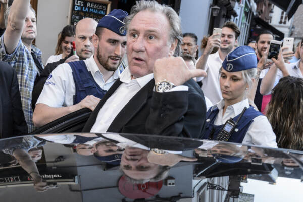 Gerard Depardieu riceve a Bruxelles la Medaglia della Città