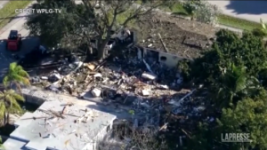 Usa, esplosione distrugge casa a Miami: 4 i feriti