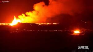 Islanda, eruzione del Fagradalsfjall: le suggestive immagini riprese dal drone