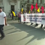 Perù, corteo a Lima contro la crescente criminalità