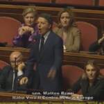 Senato, Gasparri insulta Renzi in aula