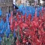 Sciopero terziario, il corteo di Roma: “È l’ora del contratto”