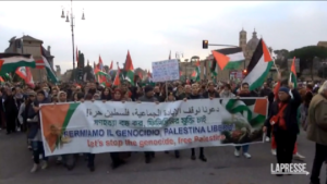 Roma, anche Khaled El Qaisi alla manifestazione per Gaza