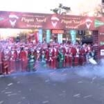 Madrid, in migliaia alla corsa di beneficenza vestiti da Babbo Natale
