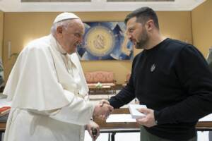 Papa Francesco riceve il presidente ucraino Zelensky